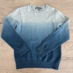 Vince Kids Ombré Gray and Blue Sweater - Cotton & Cashmere - Size 4